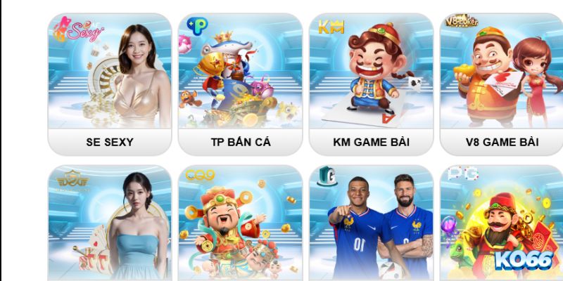 Các game nổi bật tại KO66